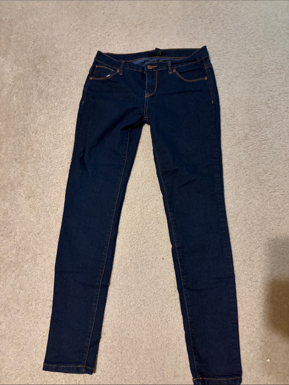 Forever 21 Dark Blue Skinny Jeans for Women